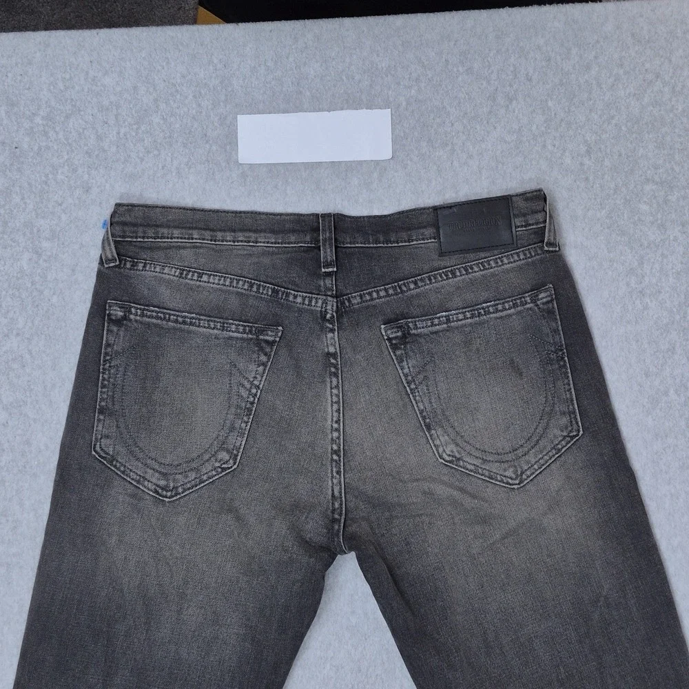 True‎ Religion Men Jeans 32 Gray Denim GENO Relaxed Slim 33